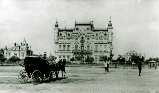 Palatul Ministerului de Externe (Palatul Sturdza) în perioada interbelică.